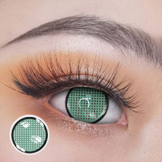Green Mesh Contact Lenses